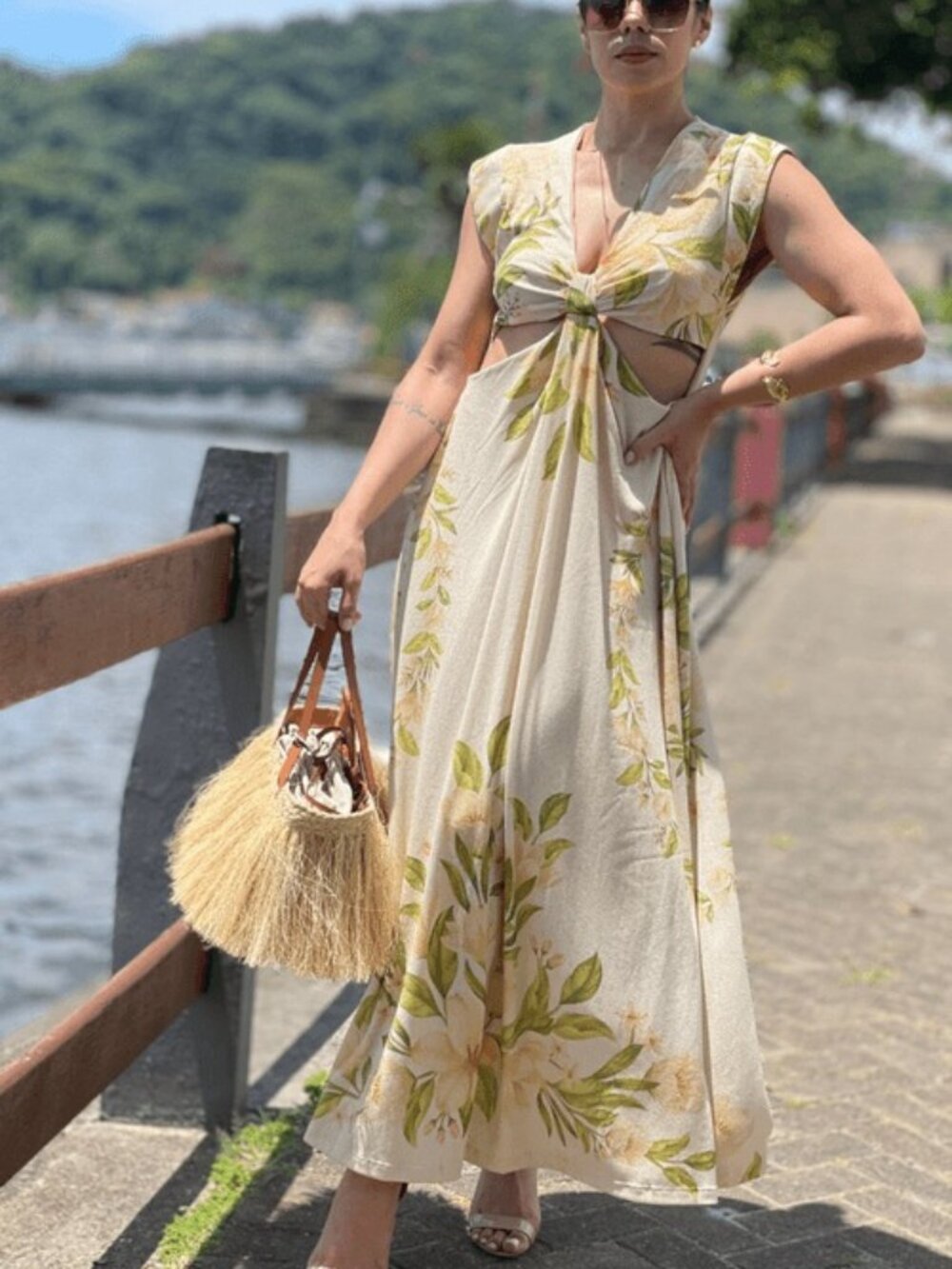Beautiful FARM Rio Florata Lurex Dress sz S NWT - Brazil Line Exclusive!!!